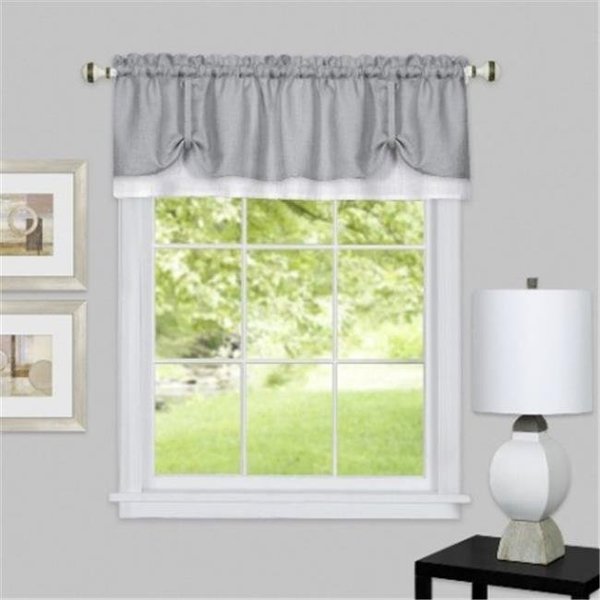 Achim Importing Achim Importing k 58 x 14 in. Darcy Window Curtain Valance; Grey & White DRVL14GW12